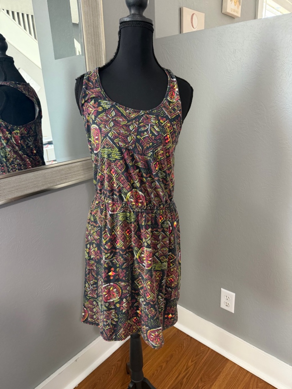 Patagonia West Ashley geometric floral tank dress small. - Picture 3 of 9